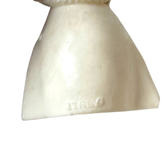 Vintage 60's Sigillo Garanzia Italian Nativity Set 10 Pc Ivory White Plastic MCM - Picture 3 of 7